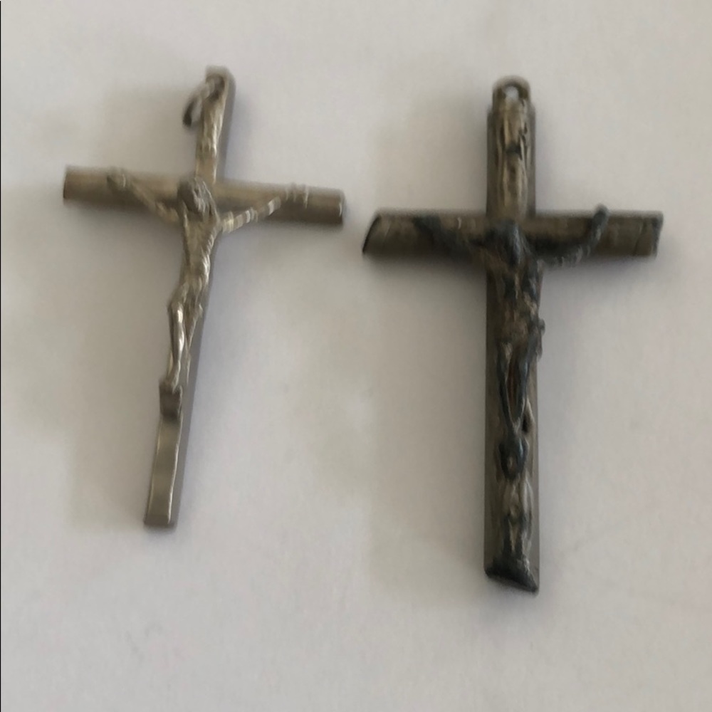 Old Cross Pendant Collection Five Cross Lot MOP - Picture 4 of 8